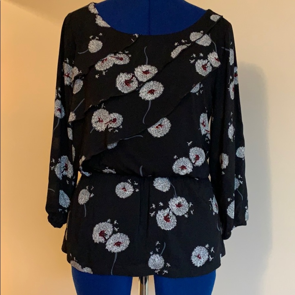 Anthropologie Deletta Peplum Top